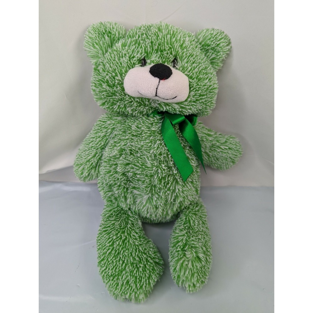 Ganz Pancake Bear Plush Green 15 Inch HX11215 Stuffed Animal Toy